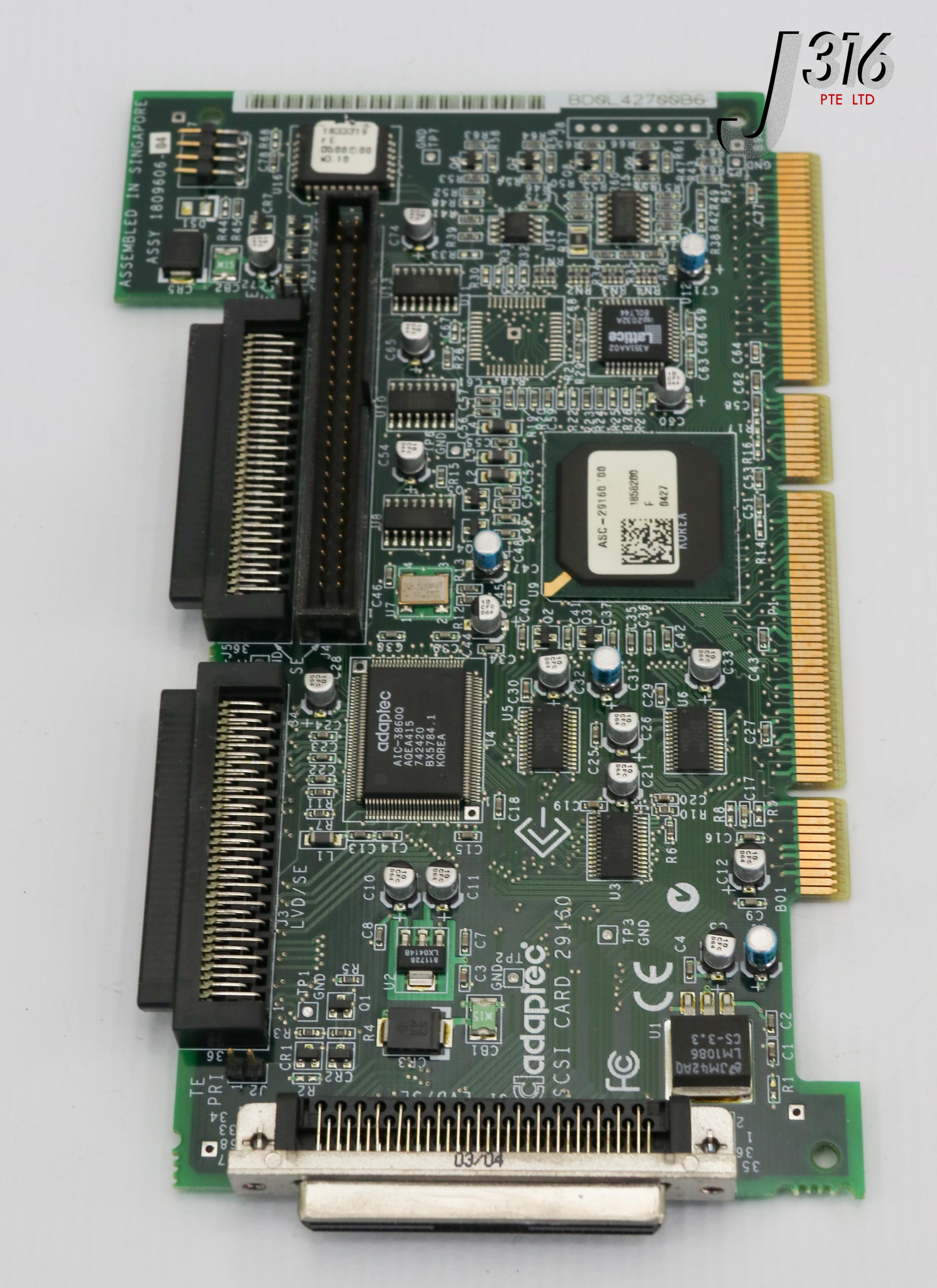 イズ 25314 ADAPTEC PCB, SCSI CARD 29160 1809606-04 | eBay